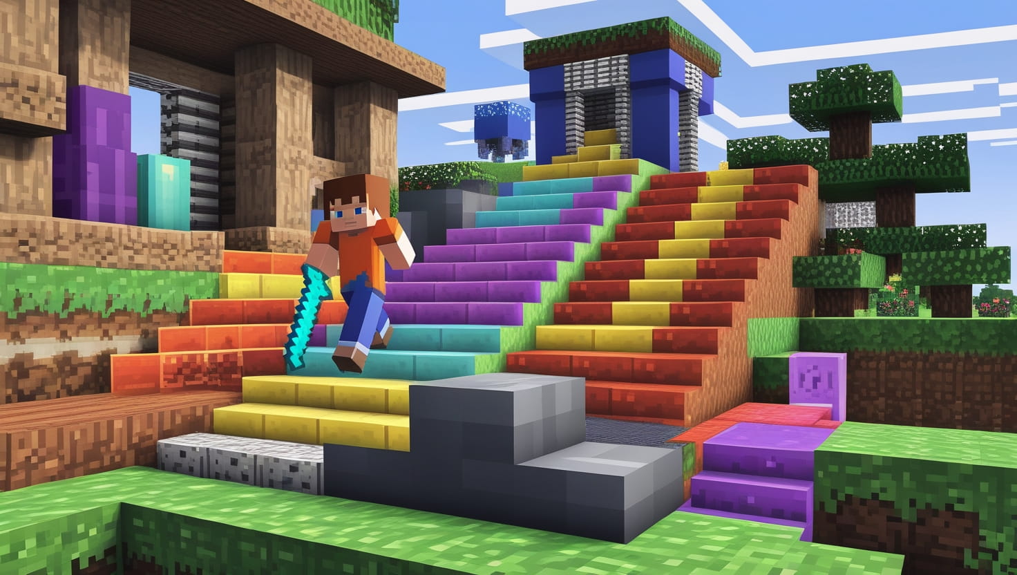 More Beautiful Stairs Mod (1.21.11, 1.20.1) – 100+ New Stairs!